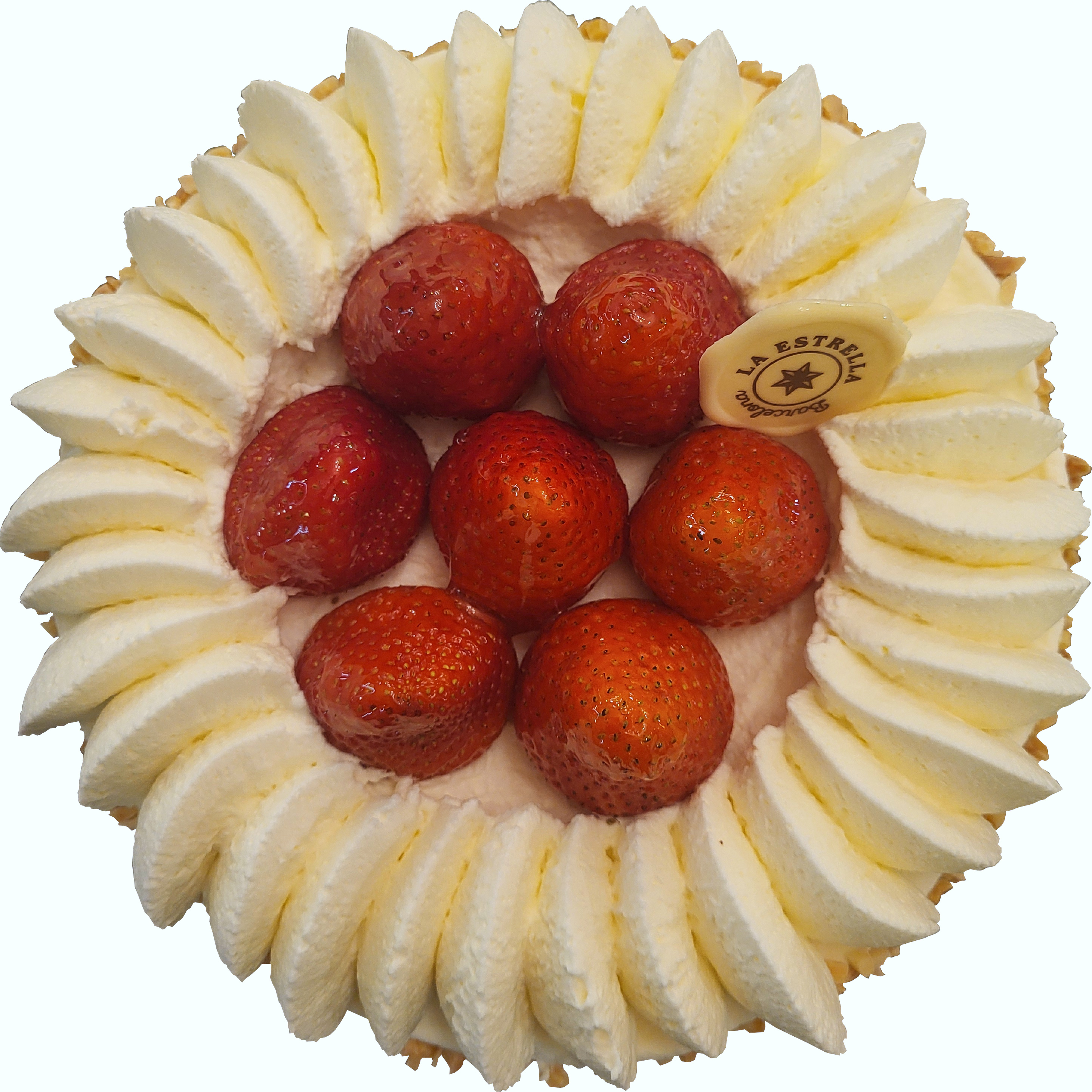 Pastís shortcake maduixa artesanal de Pastisseria La Estrella a Barcelona